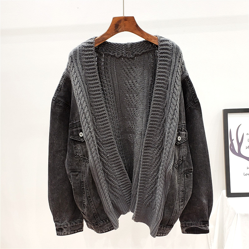 2021 Spring Autumn Woman Shredded Vintage Fashion Long Sleeve Two Pieces Denim High Quality Women's Jacket H3ot, Black
2021 Spring Autumn Woman Shredded Vintage Fashion Long Sleeve Two Pieces Denim High Quality Women's Jacket H3ot, Black