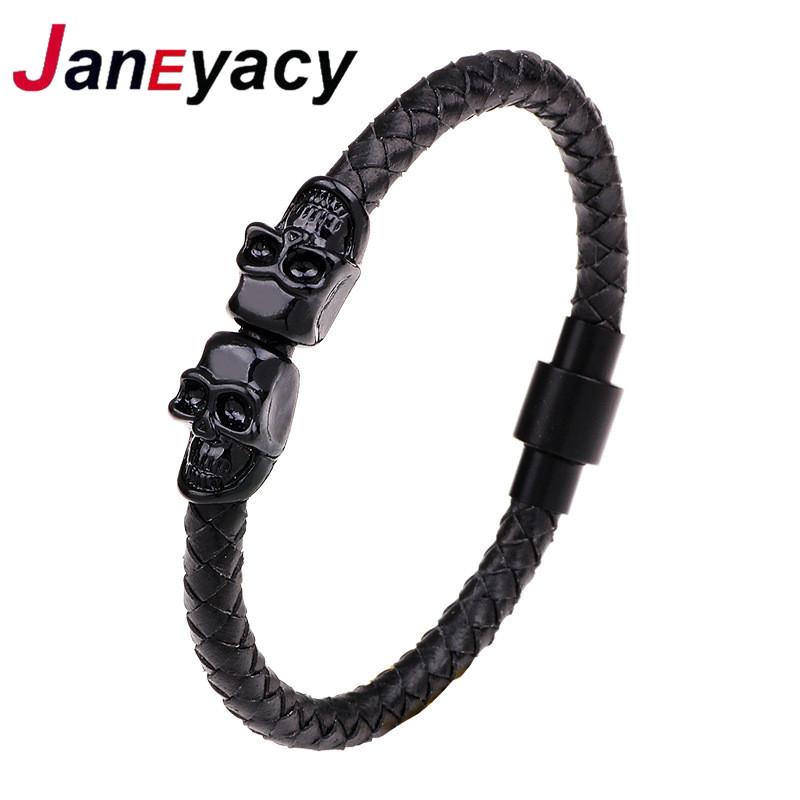 HOT Punk Black Leather Bracelets for Women Jewelry Vintage Charm Bracelets & Men Bangles Magnetic Buckle Simple
HOT Punk Black Leather Bracelets for Women Jewelry Vintage Charm Bracelets & Men Bangles Magnetic Buckle Simple