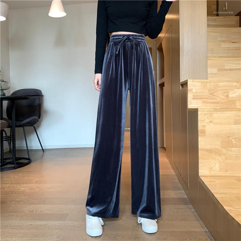 Classical Baggy Pleuche Wide Leg Pants Women Trendy Drawstring Stretchy High Waist Straight Leg Trousers Korean Style Solid Pant1, Grey
Classical Baggy Pleuche Wide Leg Pants Women Trendy Drawstring Stretchy High Waist Straight Leg Trousers Korean Style Solid Pant1, Grey