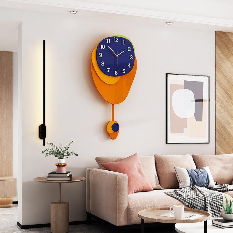 Contrast Swingable Silent Large Decorative Wall Clocks Modern Design Living Room Home Decoration Wall Watch Stickers Lazy1
Contrast Swingable Silent Large Decorative Wall Clocks Modern Design Living Room Home Decoration Wall Watch Stickers Lazy1