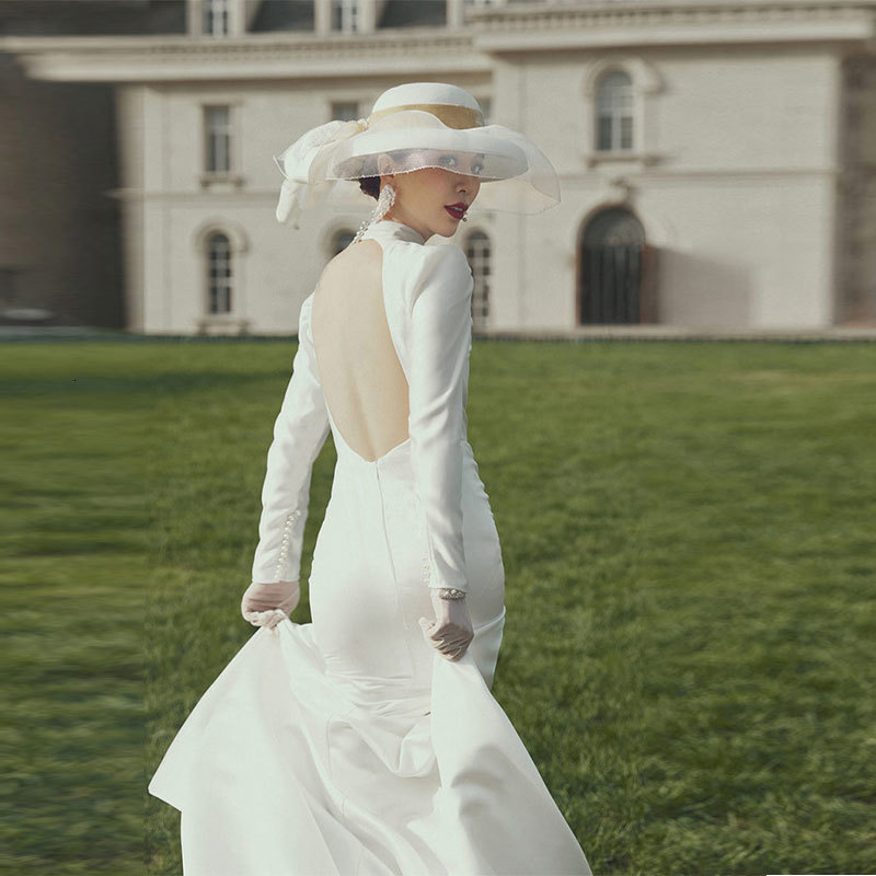2021 New From Vintage High Collar Marriage Clothes, Backless Sexy Sleeves Robes Soiree FP1L, Same as the photos
2021 New From Vintage High Collar Marriage Clothes, Backless Sexy Sleeves Robes Soiree FP1L, Same as the photos