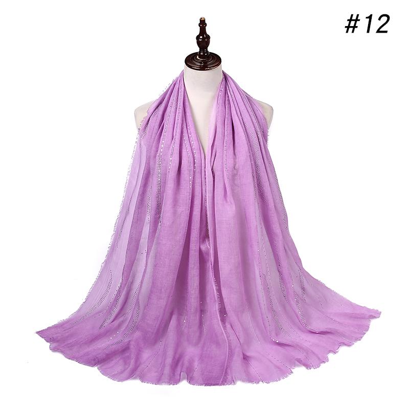 Scarves High Quality Shinning Cotton Scarf Soft Solid Color Wrap Shawl Muslim Hijabs 16 Colors
Scarves High Quality Shinning Cotton Scarf Soft Solid Color Wrap Shawl Muslim Hijabs 16 Colors