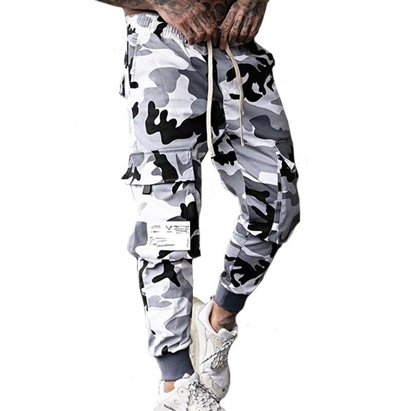 Men's Pants Cargo Hip-Hop Jogger Harem Multi-Pocket Casual Mens Trousers Fashion Harajuku Streetwear Tide Clothing Brand Sweatpants