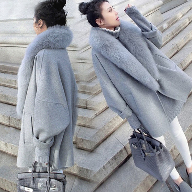 2021 New Woman' Section Fur Collar Big Fashion Winter Wool Sleeve Pikes Coat A629 8JUP, Creamy-white.
2021 New Woman' Section Fur Collar Big Fashion Winter Wool Sleeve Pikes Coat A629 8JUP, Creamy-white.