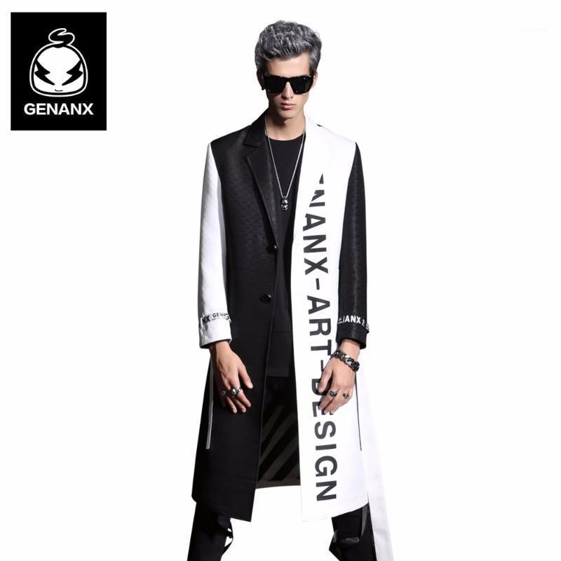 Men's Trench Coats Genanx Brand Long Style Coat Men Fashion Black White Patchwork Overcoat Man Winter Windbreaker Size -XXL1, Black and white
Men's Trench Coats Genanx Brand Long Style Coat Men Fashion Black White Patchwork Overcoat Man Winter Windbreaker Size -XXL1, Black and white