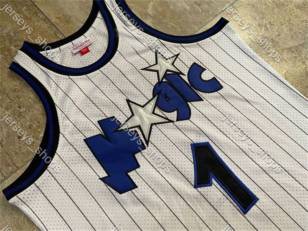 Mens Retro Orlando Magic Jerseys White Tracy McGrady 1 Mitchell & Ness 2003/04 Stitched Hardwoods Classics Swingman Jersey, Black;red
Mens Retro Orlando Magic Jerseys White Tracy McGrady 1 Mitchell & Ness 2003/04 Stitched Hardwoods Classics Swingman Jersey, Black;red