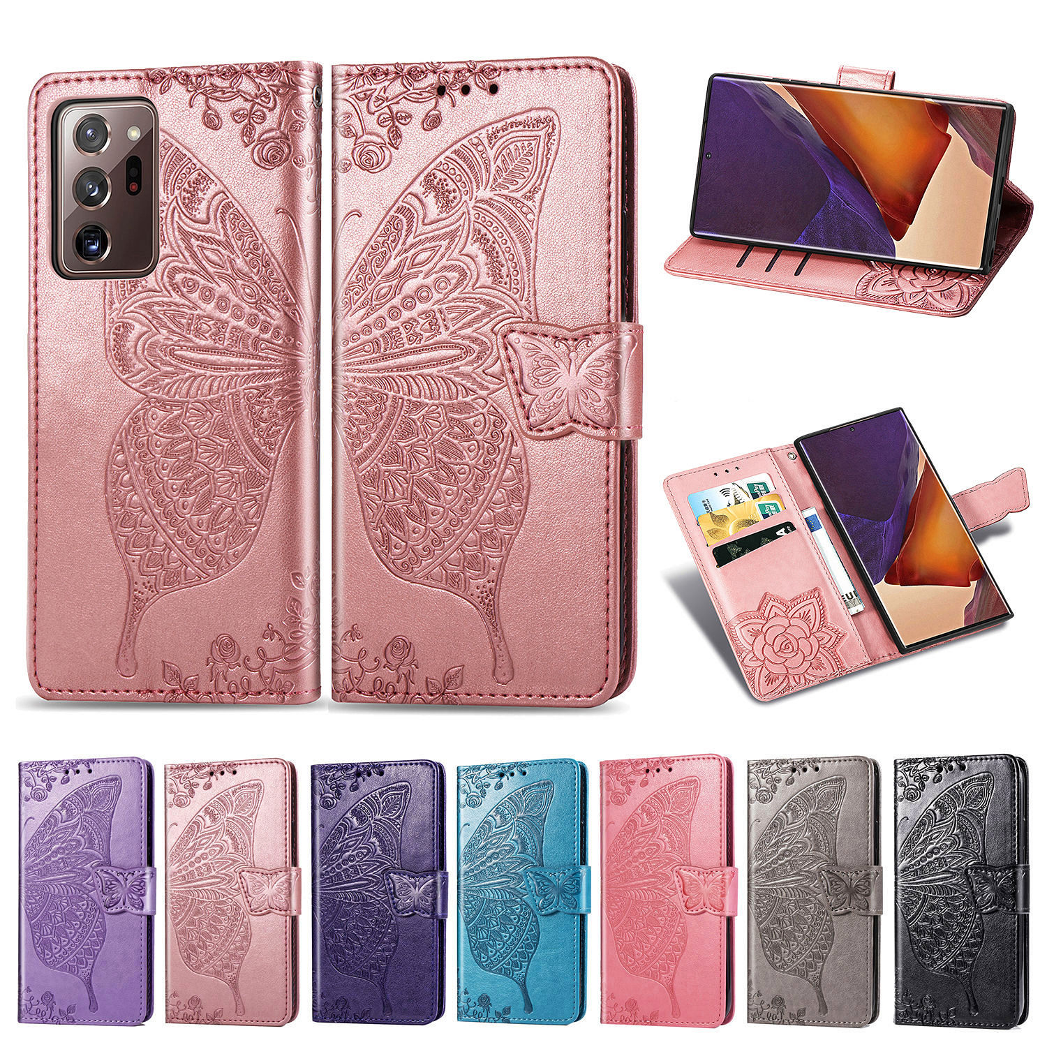 For Samsung Galaxy Note 20-Ultra Cases Dustproof PU Leather Butterfly with Magnetic Buckle Hand Strap Card Slot (Model: NOTE20ULTRA), Black
For Samsung Galaxy Note 20-Ultra Cases Dustproof PU Leather Butterfly with Magnetic Buckle Hand Strap Card Slot (Model: NOTE20ULTRA), Black