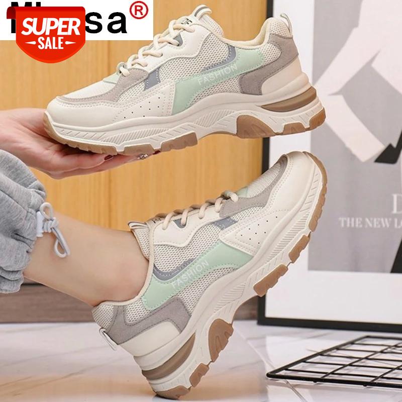 2021 New Women Sneaker Thick Spring Fashion Casual Comfortable Walking Bottom Daddy Shoe Leisure Women Vulcanized Shoes #2z8k
2021 New Women Sneaker Thick Spring Fashion Casual Comfortable Walking Bottom Daddy Shoe Leisure Women Vulcanized Shoes #2z8k
