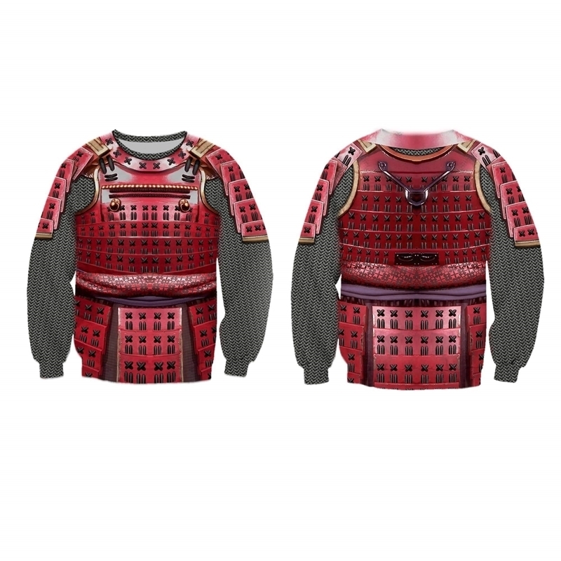 3D Printed Knight Medieval Armor Men hoodies Knights Templar Harajuku Fashion hooded Sweatshirt Unisex Casual jacket Hoodie QS99 201020