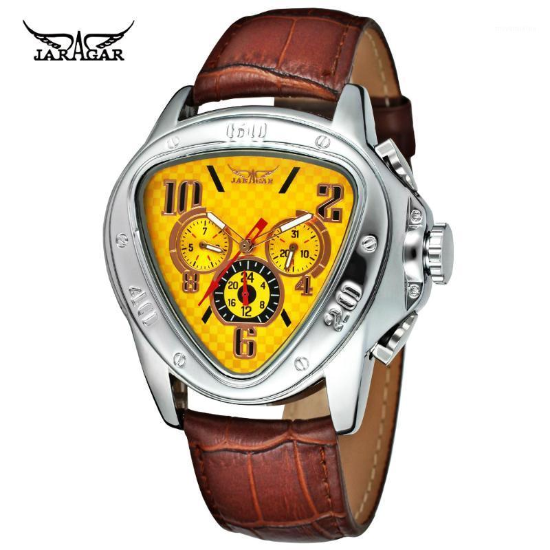 JARAGAR Men Triangle Automatic Watches Army Mechanical Genuine Leather Sport Watch Waterproof Relogio Masculino1, White
JARAGAR Men Triangle Automatic Watches Army Mechanical Genuine Leather Sport Watch Waterproof Relogio Masculino1, White