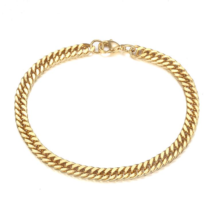 Unisex Yellow Gold Color Link Chain Bracelets for Women Pulsera Bracelete Men Bracelet Bangle Fashion Free shipping 4BR24K-11
Unisex Yellow Gold Color Link Chain Bracelets for Women Pulsera Bracelete Men Bracelet Bangle Fashion Free shipping 4BR24K-11