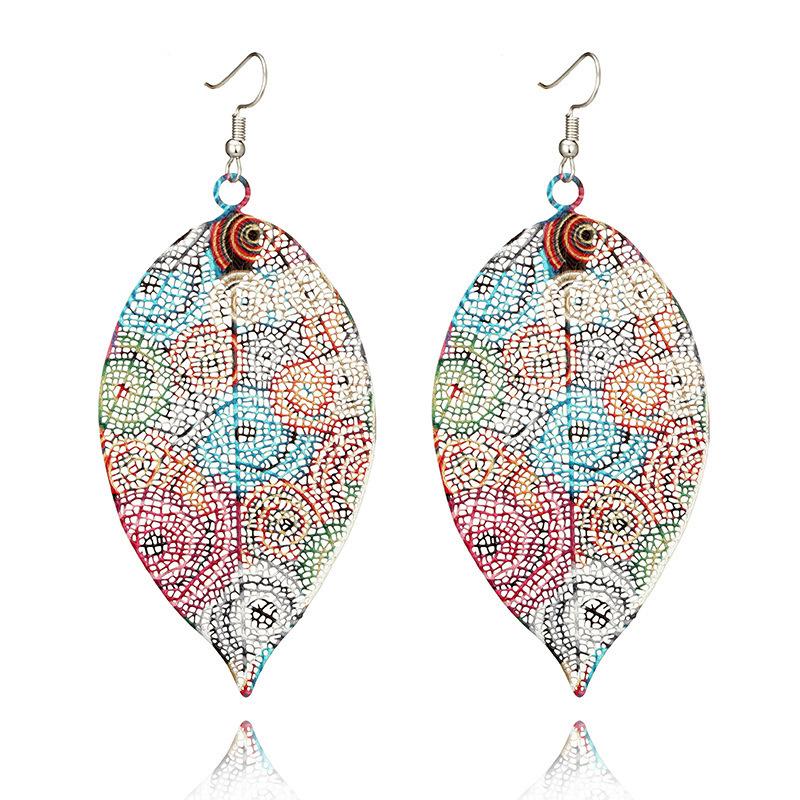 Dangle & Chandelier Hollow Out Leaf Printing Earrings Restore Ethnic Multicolor Eardrop Women Jewelry
Dangle & Chandelier Hollow Out Leaf Printing Earrings Restore Ethnic Multicolor Eardrop Women Jewelry