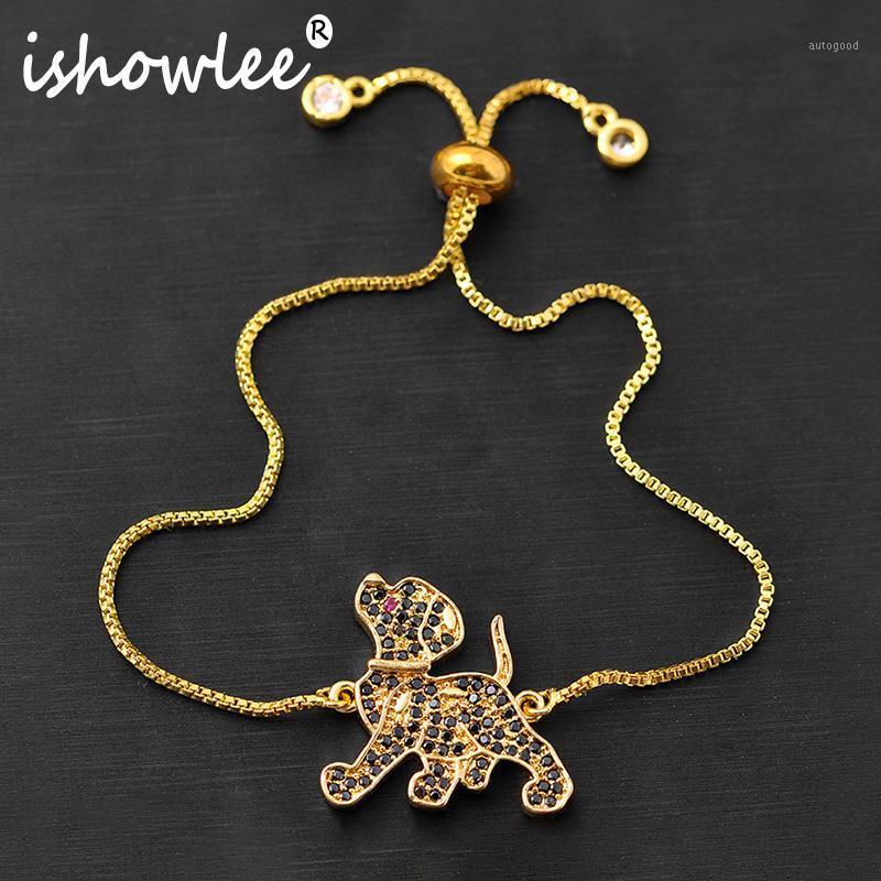 Charm Bracelets ISHOWLEE Gold Dog Zirconia For Womens Men Accessoires Graduation Gift Chain Arrival Jewelry Slb481
Charm Bracelets ISHOWLEE Gold Dog Zirconia For Womens Men Accessoires Graduation Gift Chain Arrival Jewelry Slb481