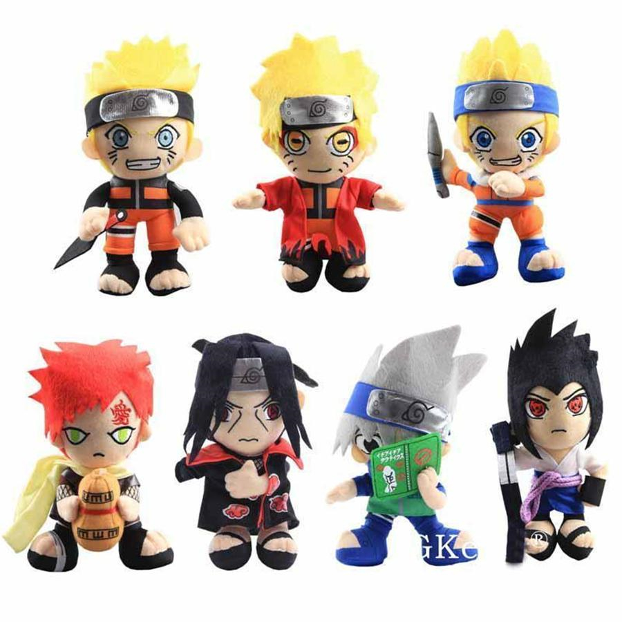 Hot Sale 20cm Anime Naruto Plush Toys Cool Gaara Hatake Kakashi Uchiha Itachi Sasuke Soft Stuffed Dolls Christmas Gifts Kids Toys
Hot Sale 20cm Anime Naruto Plush Toys Cool Gaara Hatake Kakashi Uchiha Itachi Sasuke Soft Stuffed Dolls Christmas Gifts Kids Toys