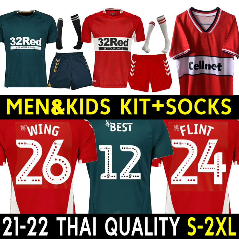 21/22 Kits+Socks full sets MIDDleSBRouGH Soccer jersey 2021 Ashley Michael Fletcher 11 FLINT 24 WING 26 ASSOMBALONGA Men Kids football shirts socks 2022 retro 1998, Home
21/22 Kits+Socks full sets MIDDleSBRouGH Soccer jersey 2021 Ashley Michael Fletcher 11 FLINT 24 WING 26 ASSOMBALONGA Men Kids football shirts socks 2022 retro 1998, Home