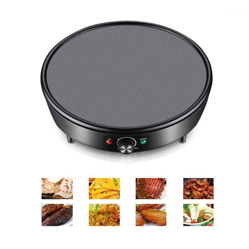 DMWD 220V 1200W Multifunctional Electric Griddle 32CM Diameter Intelligent Pancake Muffin Pizza Machine BBQ Tool For 2-3 People1