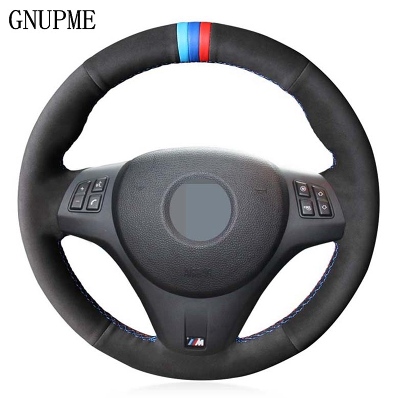 Hand-stitched Black Genuine Leather Suede Car Steering Wheel Cover for BMW M Sport M3 E90 E91 E92 E93 E87 E81 E82 E88
Hand-stitched Black Genuine Leather Suede Car Steering Wheel Cover for BMW M Sport M3 E90 E91 E92 E93 E87 E81 E82 E88