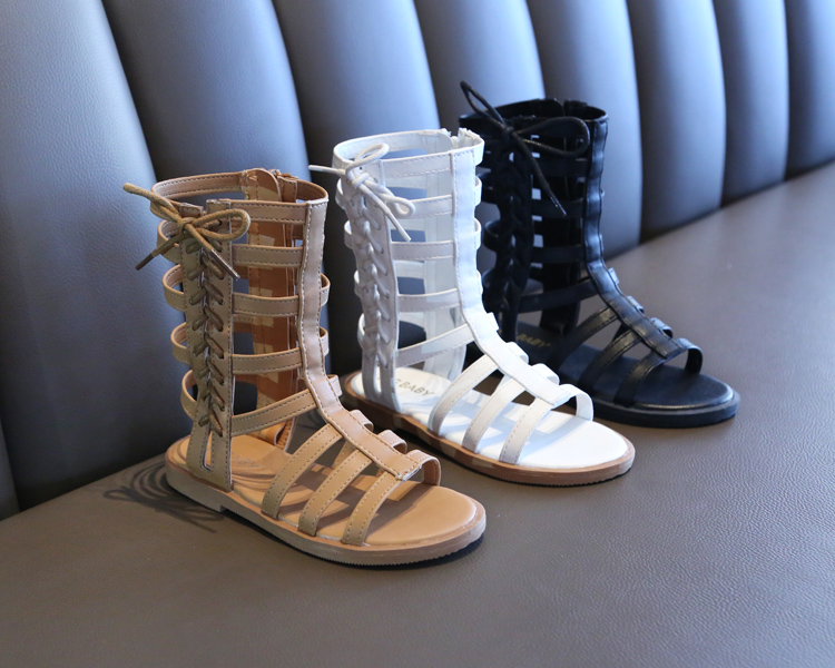 Clearance Summer Roman children sandals High-top kids girls gladiator sandals toddler baby sandals high quality baby booties