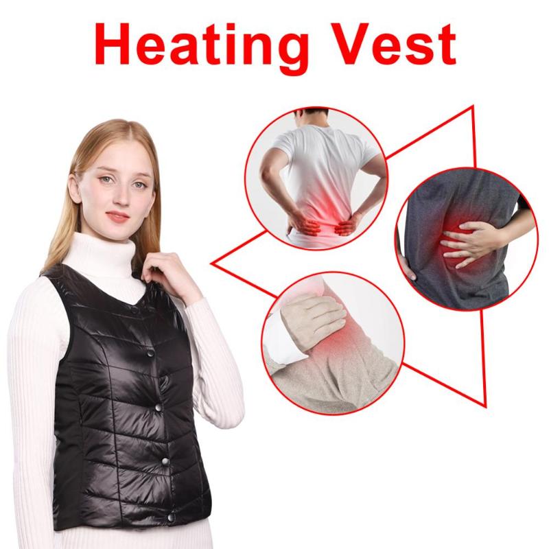 Fashion Smart USB Electric Heating Vest APP Bluetooth Temperature Control Electric Suit 40P, Black
Fashion Smart USB Electric Heating Vest APP Bluetooth Temperature Control Electric Suit 40P, Black
