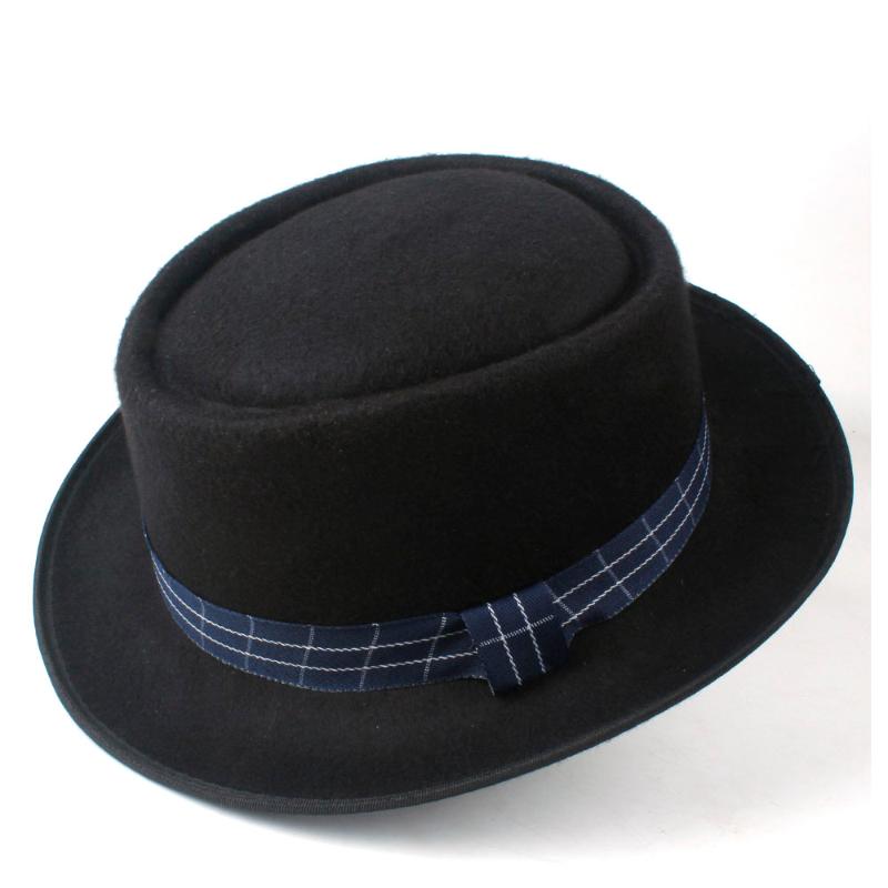 Men Women Wool Pork Pie Hat With Cloth Dance Party Hat For Lady Wool Fascinator Fedora, Black
Men Women Wool Pork Pie Hat With Cloth Dance Party Hat For Lady Wool Fascinator Fedora, Black