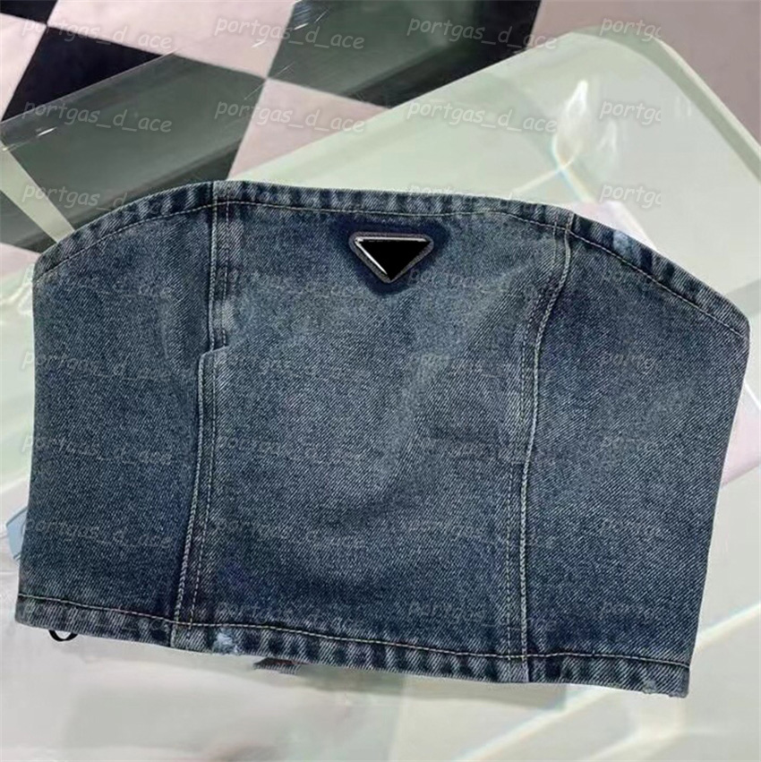 Triangle Badge Denim Tops Womens Denim Slim Camis Pants Set Luxury Jeans For Women, Tops (no pants)
Triangle Badge Denim Tops Womens Denim Slim Camis Pants Set Luxury Jeans For Women, Tops (no pants)
