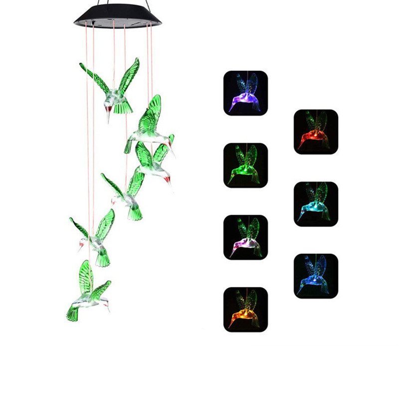 Solar Light Wind Chime Lamp Color Changing Outdoor Solar Powere WindChimes LED Waterproof Hanging Lamp for Home Garden Patio Porch
Solar Light Wind Chime Lamp Color Changing Outdoor Solar Powere WindChimes LED Waterproof Hanging Lamp for Home Garden Patio Porch