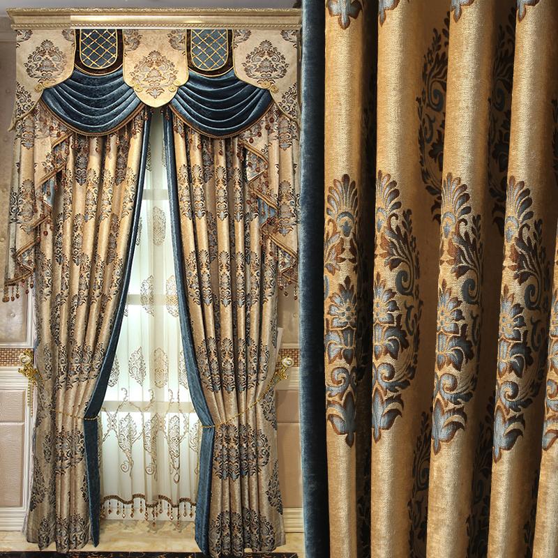 Custom curtains high class European luxury chenille luxury noble gold thick cloth blackout curtain tulle valance drapes N438, Tulle sheer
Custom curtains high class European luxury chenille luxury noble gold thick cloth blackout curtain tulle valance drapes N438, Tulle sheer