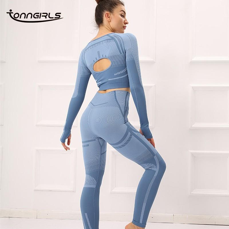 Tonngirls Yoga Clothing Set Women Sports Suit High Waist Workout Sports Outfit Fitness Set Wear Gym Seamless Workout Clothes1, Blue
Tonngirls Yoga Clothing Set Women Sports Suit High Waist Workout Sports Outfit Fitness Set Wear Gym Seamless Workout Clothes1, Blue