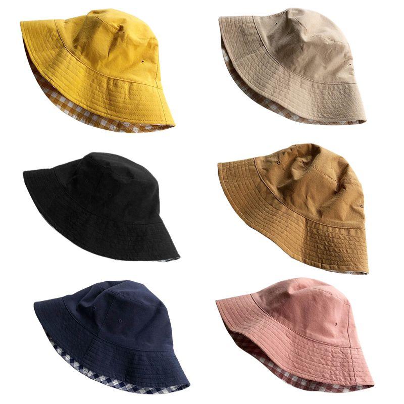Wide Brim Hats Japanese Women Girls Summer Reversible Bucket Hat Sweet Plaid Check Printed Sunscreen Packable Casual Lounge Fisherman Cap 2X, Beige
Wide Brim Hats Japanese Women Girls Summer Reversible Bucket Hat Sweet Plaid Check Printed Sunscreen Packable Casual Lounge Fisherman Cap 2X, Beige