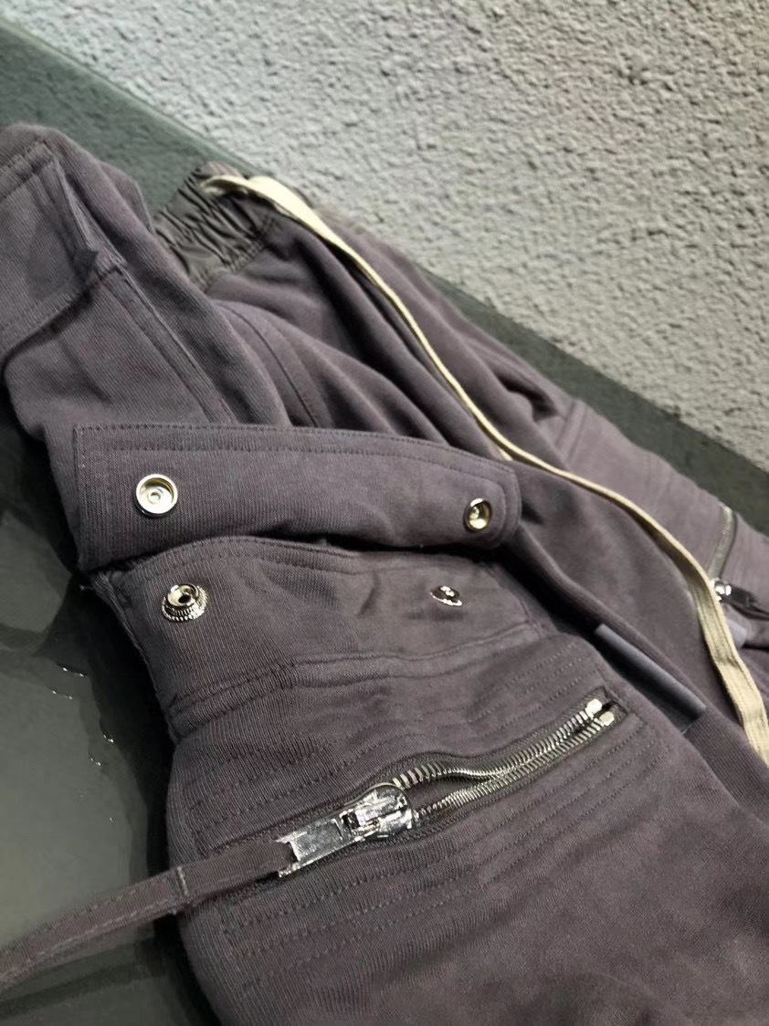 men drop crotch jog cargo sweatpants T200422