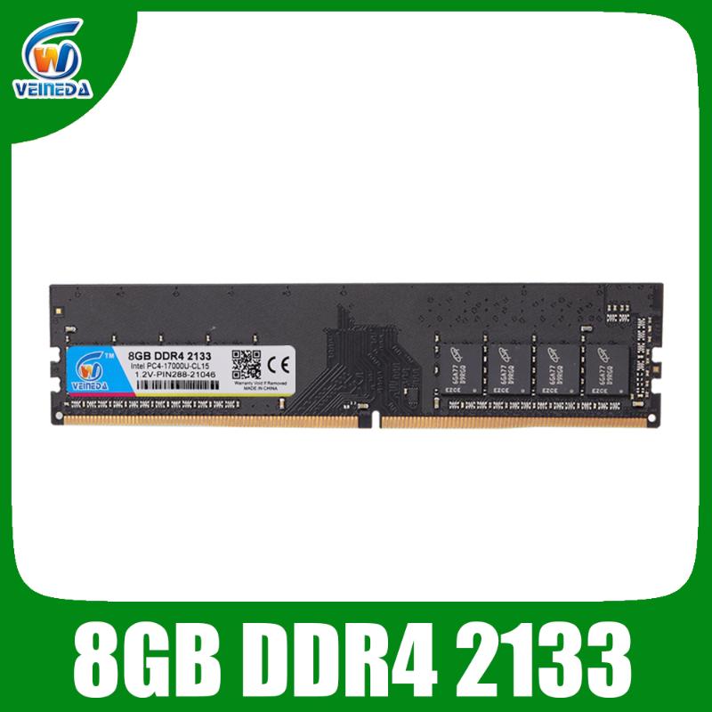 VEINEDA Dimm Ram DDR4 4GB 8GB 1.2V PC4-17000 Memory Ram ddr 4 2133 For Intel AMD DeskPC Mobo ddr4 4 gb 284pin
VEINEDA Dimm Ram DDR4 4GB 8GB 1.2V PC4-17000 Memory Ram ddr 4 2133 For Intel AMD DeskPC Mobo ddr4 4 gb 284pin