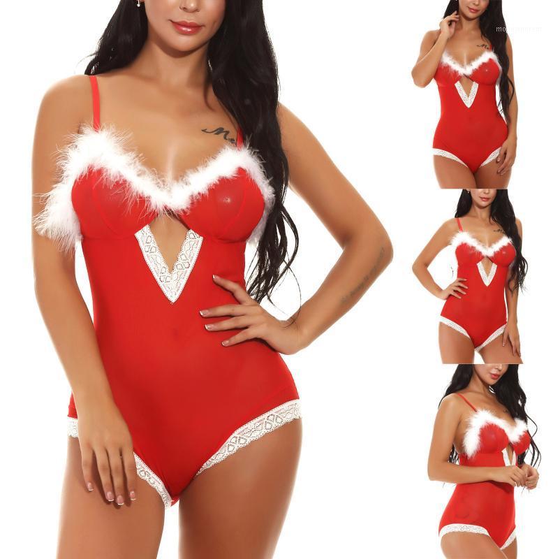 Ladies Christmas Sexy Lace Red Lingerie Set Stitching Feath Deep-V Halter Feather Sleeveless Sling Thong 30% Off1
Ladies Christmas Sexy Lace Red Lingerie Set Stitching Feath Deep-V Halter Feather Sleeveless Sling Thong 30% Off1