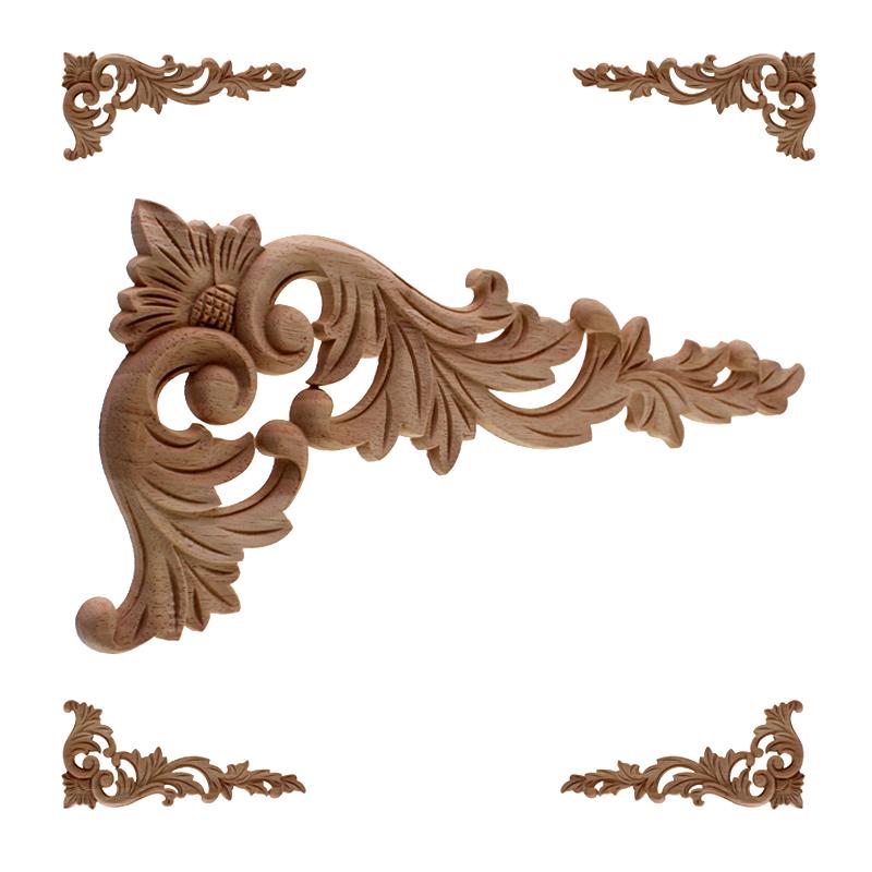 VZLX Vintage Unpainted Wood Carved Decal Corner Onlay Applique Frame For Home Furniture Wall Cabinet Door Decor Crafts
VZLX Vintage Unpainted Wood Carved Decal Corner Onlay Applique Frame For Home Furniture Wall Cabinet Door Decor Crafts