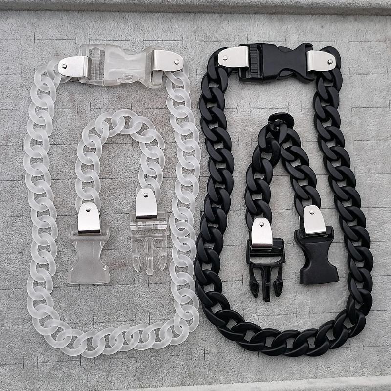 FishSheep New Acrylic Chain Buckle Necklace For Men Women Rock Punk Transparent Chain Choker Necklace 2020 Fashion Jewelry, Silver
FishSheep New Acrylic Chain Buckle Necklace For Men Women Rock Punk Transparent Chain Choker Necklace 2020 Fashion Jewelry, Silver