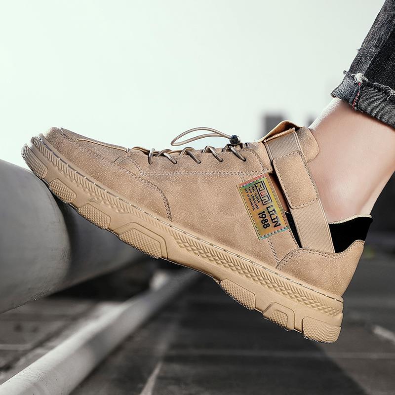 Men Boots PU Leather Lace-up Men Shoes High Quality Vintage British Hook&Loop Low Ankle Boots Spring Casual, Khaki
Men Boots PU Leather Lace-up Men Shoes High Quality Vintage British Hook&Loop Low Ankle Boots Spring Casual, Khaki