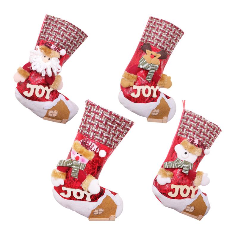 Christmas Stockings, 3D Style Santa Snowman Reindeer Bear Character Fireplace Hanging Stockings for Home Decor
Christmas Stockings, 3D Style Santa Snowman Reindeer Bear Character Fireplace Hanging Stockings for Home Decor