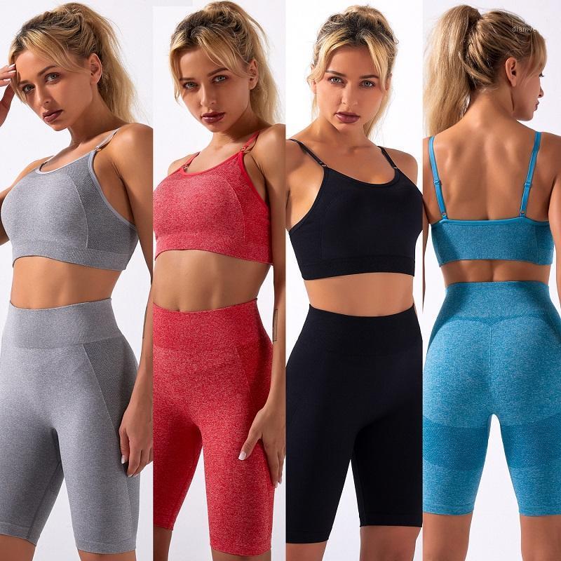 Women Seamless Yoga Sports Suits Sport breathable Bra+High Waist Fitness Carry Shorts Gym Set Running Sportswear Workout Clothe1, Blue
Women Seamless Yoga Sports Suits Sport breathable Bra+High Waist Fitness Carry Shorts Gym Set Running Sportswear Workout Clothe1, Blue