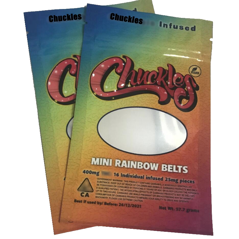 2020 new edible packaging Chuckles mylar bags Edibles Packaging white runtz mylar bags smell proof mylar bags Dry Herb Zip Lock Bag
2020 new edible packaging Chuckles mylar bags Edibles Packaging white runtz mylar bags smell proof mylar bags Dry Herb Zip Lock Bag