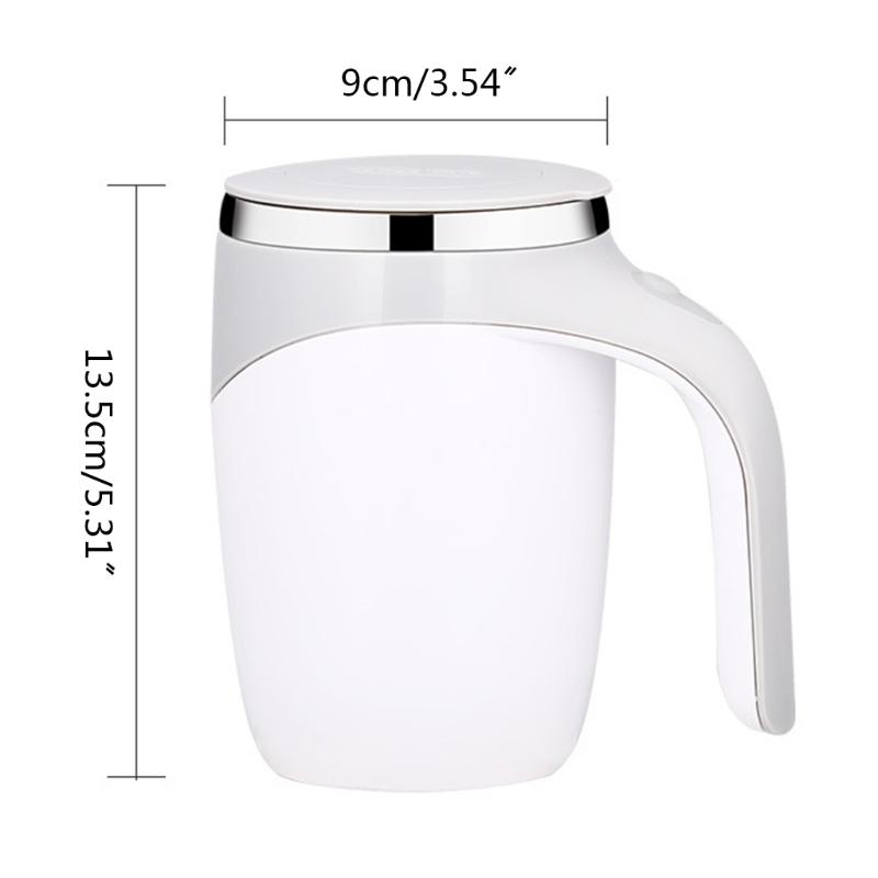Self Stirring Coffee Mug Stainless Steel Water Bottle Automatic Mixing Cup 380ml 35EB
Self Stirring Coffee Mug Stainless Steel Water Bottle Automatic Mixing Cup 380ml 35EB