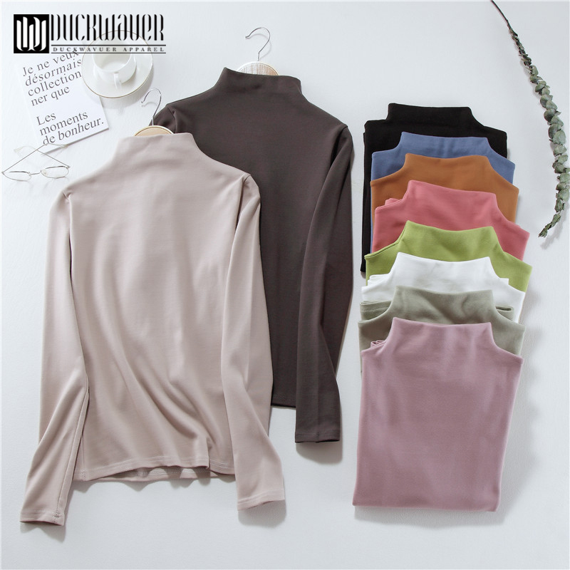 Duckwaver Autumn Women Causal Solid Loose T Shirt Long Sleeve kitted Turtleneck T-Shirts Lady Girls Basic Tee T Shirts Tops 201125, Dark grey
Duckwaver Autumn Women Causal Solid Loose T Shirt Long Sleeve kitted Turtleneck T-Shirts Lady Girls Basic Tee T Shirts Tops 201125, Dark grey