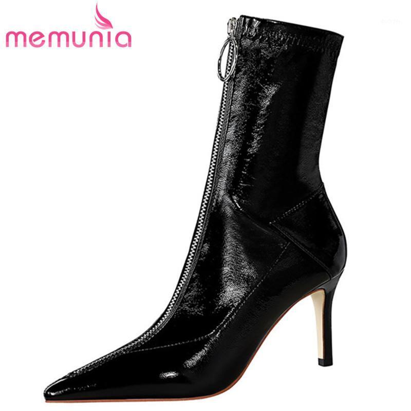 MEMUNIA 2021 Hot Sale Thin High Heels Sexy Party Night Club Shoes Women Ankle Boots Zipper Pointed Toe Autumn Women Boots1, Black not fur
MEMUNIA 2021 Hot Sale Thin High Heels Sexy Party Night Club Shoes Women Ankle Boots Zipper Pointed Toe Autumn Women Boots1, Black not fur