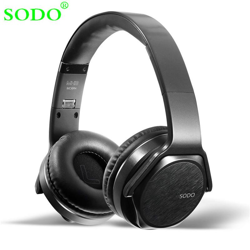 SODO MH3 Bluetooth Headphones Speaker 2 in 1 Over Ear Bluetooth 5.0 Headset Wearable Speaker Foldable Hi-Fi Stereo Headphones, Black
SODO MH3 Bluetooth Headphones Speaker 2 in 1 Over Ear Bluetooth 5.0 Headset Wearable Speaker Foldable Hi-Fi Stereo Headphones, Black