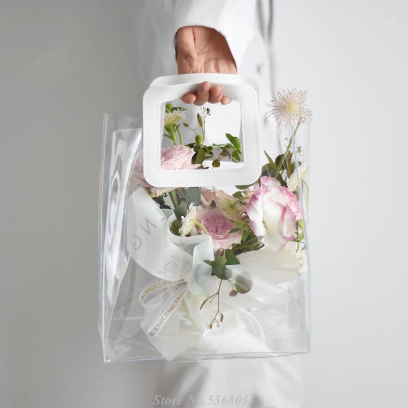1pc Transparent PVC bag with Handle Flower Arrangement Bag Bouquet Packing flower Wrapping Gift Party Favors Supply1
1pc Transparent PVC bag with Handle Flower Arrangement Bag Bouquet Packing flower Wrapping Gift Party Favors Supply1