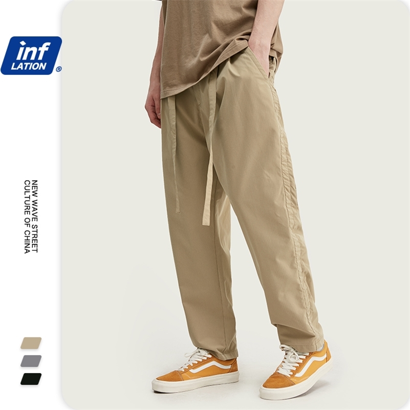 INFLATION Summer Streetwear Men Pants Full Length Hip Hop Mens Pants Broadcloth Drawstring Loose Fit Casual Men Pants 3062S20 201109, Black
INFLATION Summer Streetwear Men Pants Full Length Hip Hop Mens Pants Broadcloth Drawstring Loose Fit Casual Men Pants 3062S20 201109, Black