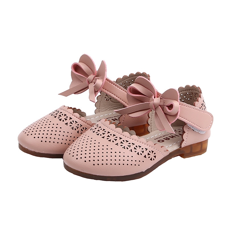 Spring Summer Sandals Girls Princess With Bow-knot Children Half Sandals Kids Flat Shoes Breathable Hollow Cut-outs 21-36 201113, Dark pink
Spring Summer Sandals Girls Princess With Bow-knot Children Half Sandals Kids Flat Shoes Breathable Hollow Cut-outs 21-36 201113, Dark pink
