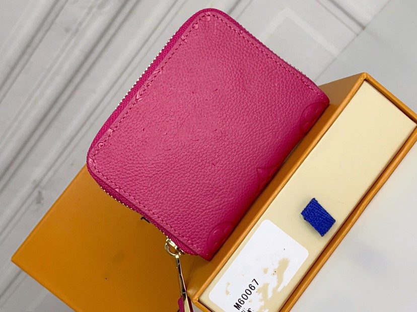 TOP 2022 genuine leather Mini Wallets Purses Fashion Short By The Pool ZIPPY Wallet Monograms Leather Embossing Classic Zipper Pocket Pallas Bag Zip c