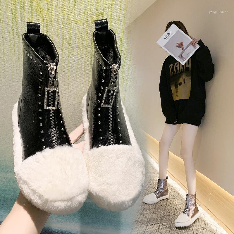 Woman Flat Boots Zipper Boots-Women Shoes Luxury Designer Winter Footwear Plush Round Toe Low Mid-Calf 2020 Mid Calf1
Woman Flat Boots Zipper Boots-Women Shoes Luxury Designer Winter Footwear Plush Round Toe Low Mid-Calf 2020 Mid Calf1
