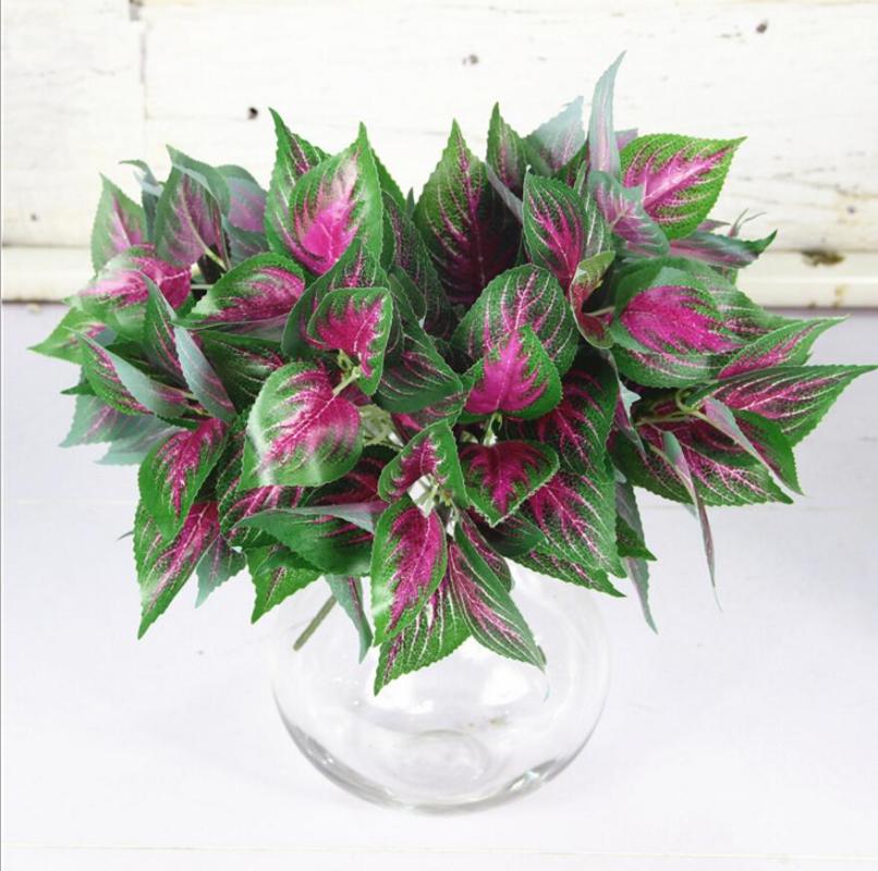 5pcs Artificial Perilla Leaf Branch Greenery For Plant Wall Background Wedding Party Home Office Bar Decorative, Pink
5pcs Artificial Perilla Leaf Branch Greenery For Plant Wall Background Wedding Party Home Office Bar Decorative, Pink