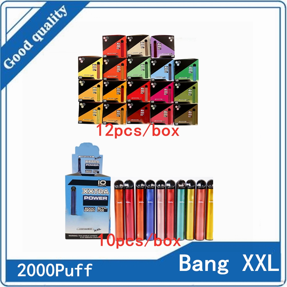 Bang XXL Disposable Device 800mAh Battery Pre-filled 6ml Pod 2000 Puffs XXtra Kits Vape Pen VS Bar Plus XL Randm Dazzle Pro max
Bang XXL Disposable Device 800mAh Battery Pre-filled 6ml Pod 2000 Puffs XXtra Kits Vape Pen VS Bar Plus XL Randm Dazzle Pro max