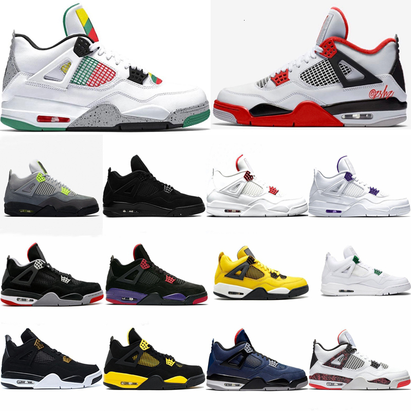 New Rasta 4 Neon Mens Basketball Shoes Court Purple Red Green Orange Metallic Black Cat White Cement Royal What the 4s Baskets Sneakers, #1
New Rasta 4 Neon Mens Basketball Shoes Court Purple Red Green Orange Metallic Black Cat White Cement Royal What the 4s Baskets Sneakers, #1